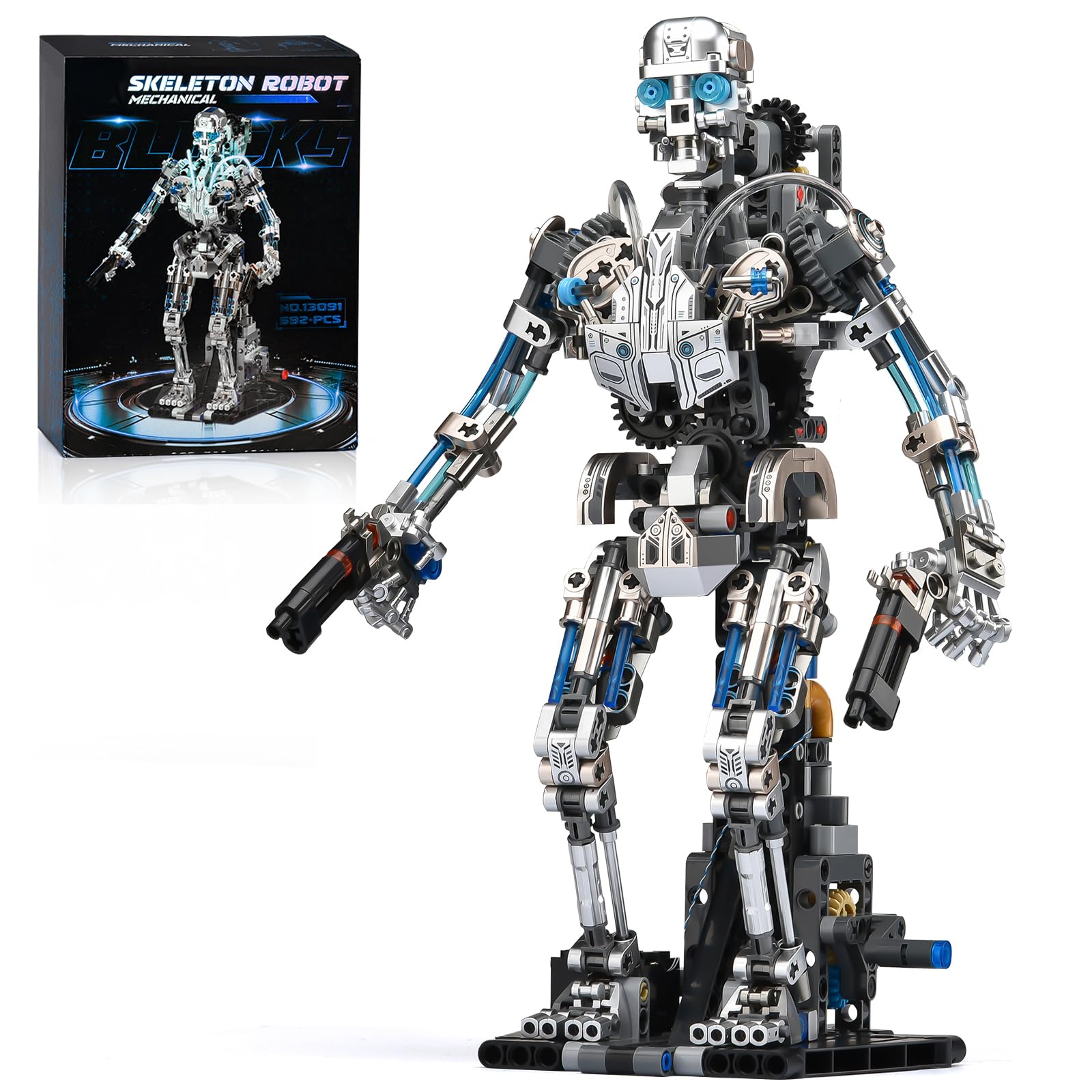 Amazon.com: SATHIBI Mechanical Halloween Skull Robot Building Set