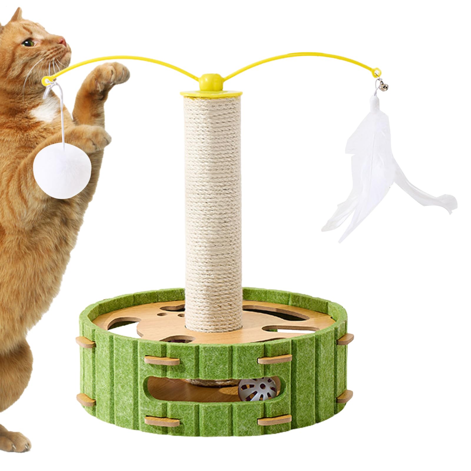 Arbre à chat en sisal pour stopper les griffures sur les meubles du salon