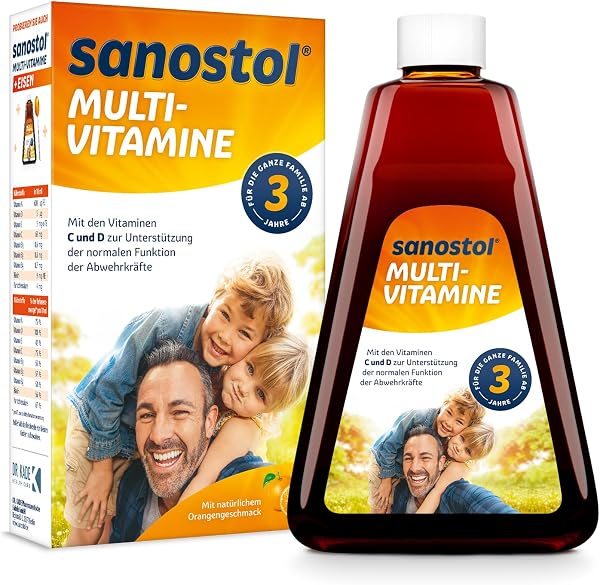 Sanostol Multi-Vitamine 230ml Sirup für Kinder und Erwachsene
