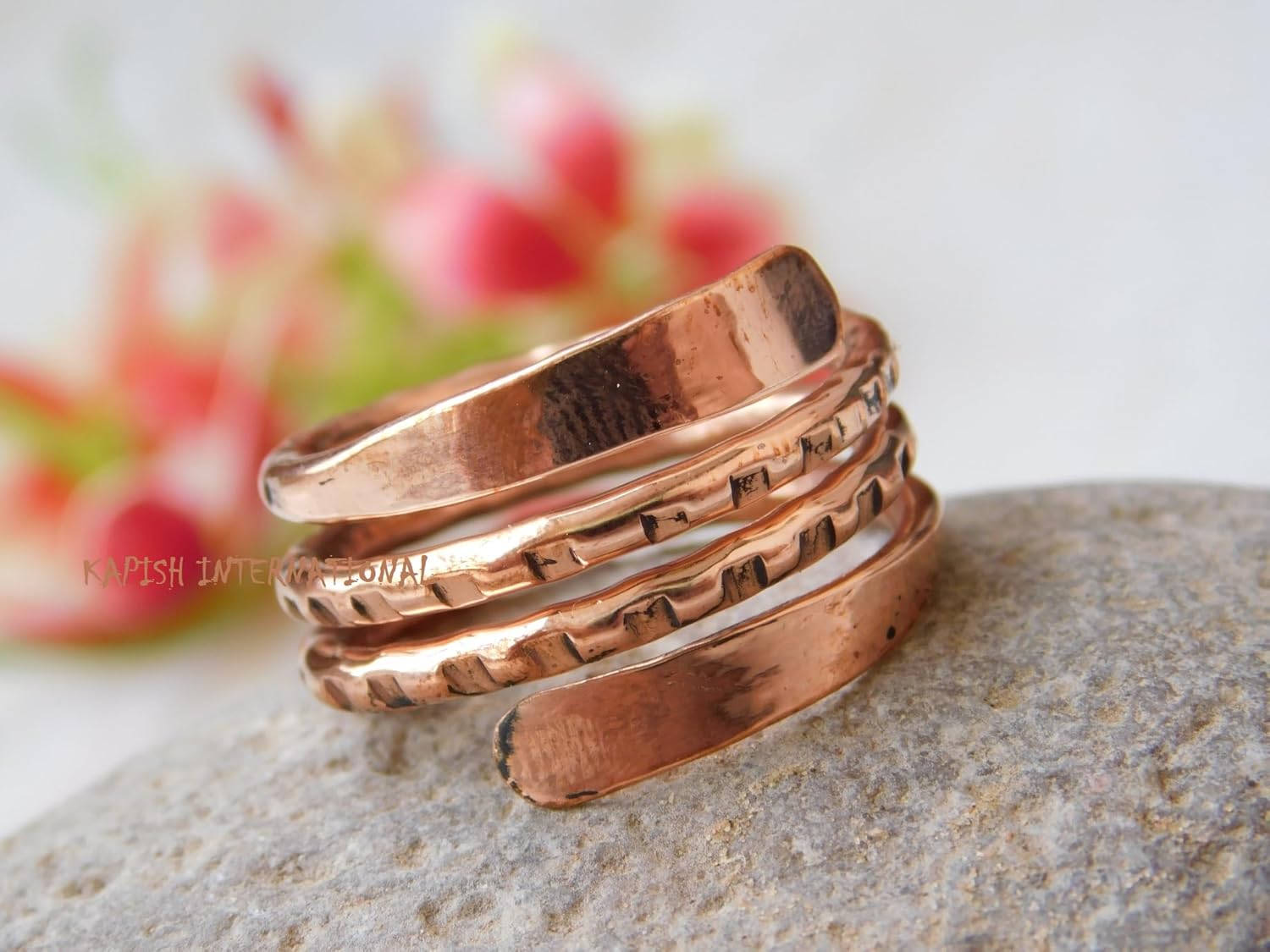 Generic Solid Copper Ring Band for Men & Women Arthritis Pain Copper Rings,, 7.5