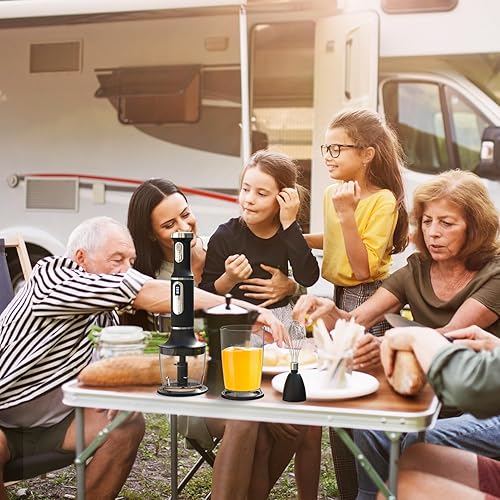 Miniatura 5 de dace DA-CSTICK-BK - Batidora de inmersión inalámbrica de mano con batería de larga duración recargable por USB  Licuadora de inmersión inalámbrica