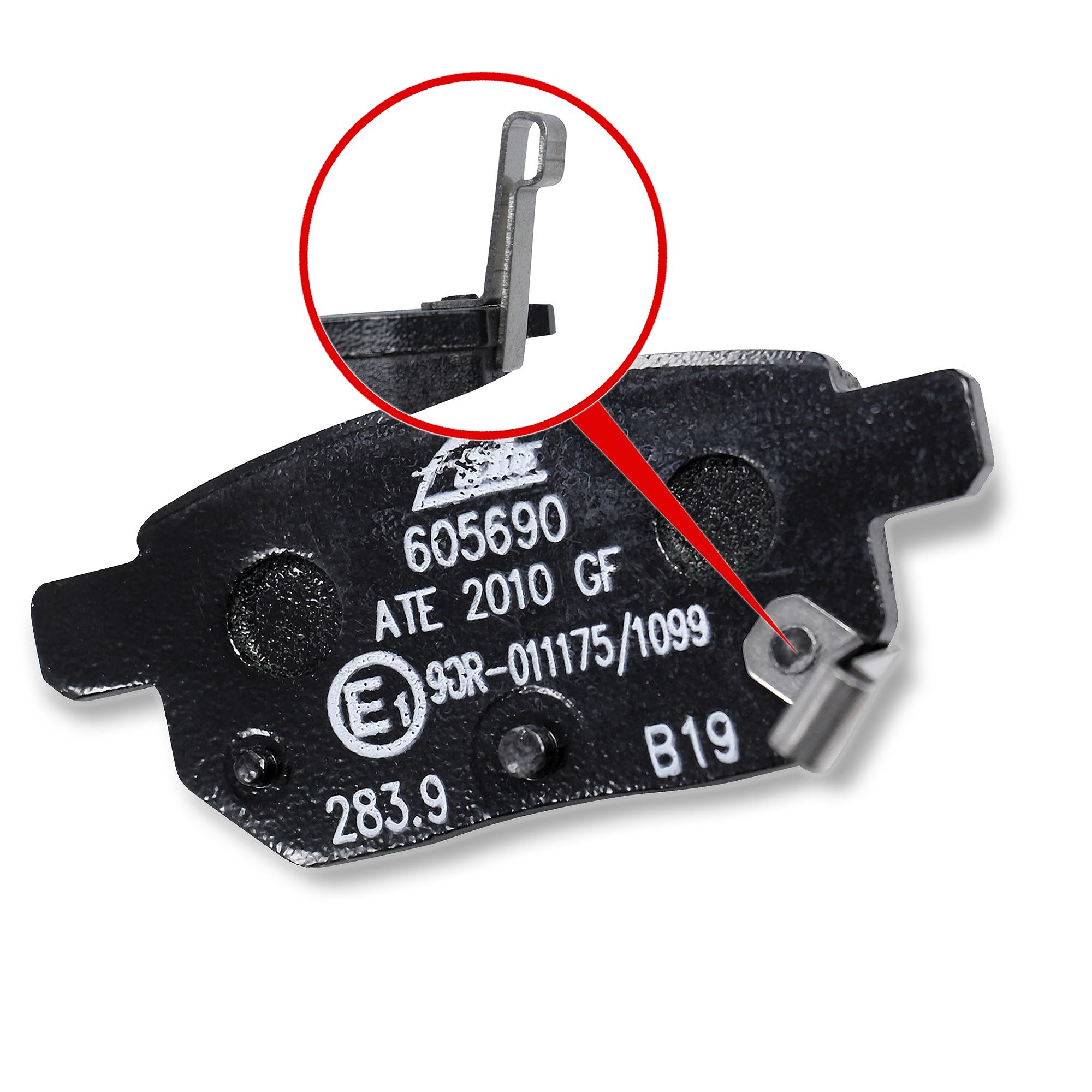 ATE Bremsenset Hinterachse inkl. Bremsscheiben hinten Ø259mm voll und Bremsbeläge hinten Kompatibel mit LEXUS CT (ZWA10), SUBARU TREZIA, TOYOTA PRIUS (W3), PRIUS (W5), PRIUS PHV (W52), VERSO S (P12)