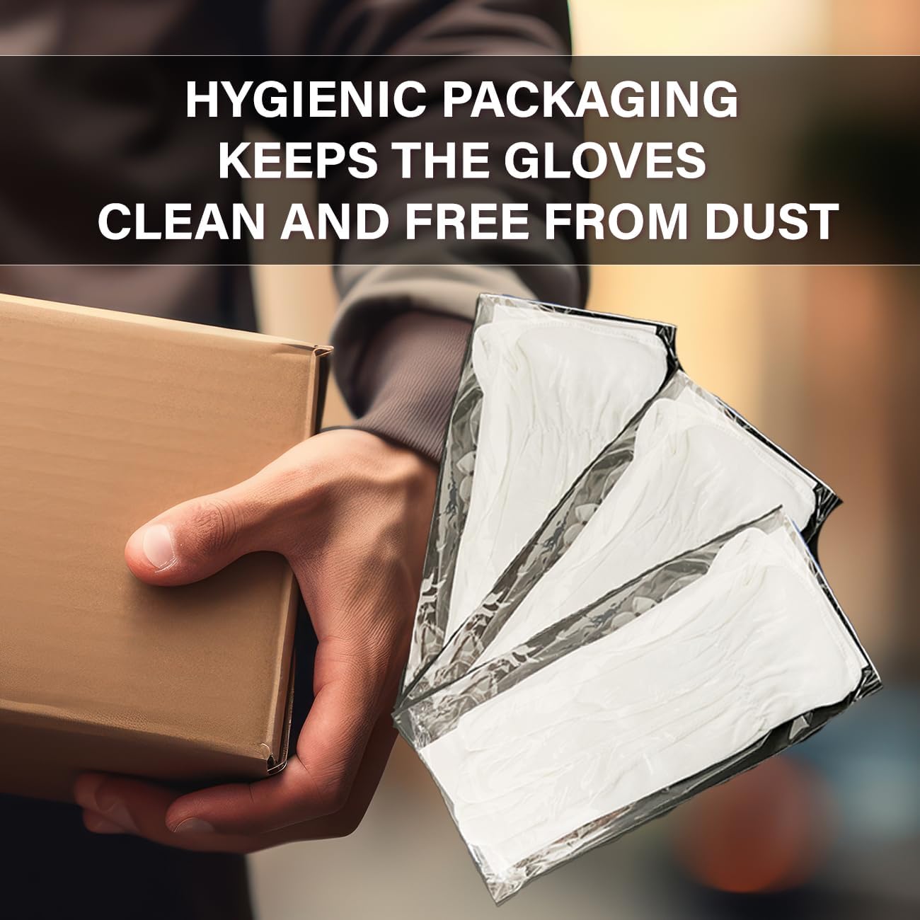 White Cotton Parade Gloves for Marching Band, Parade, Cosplay Costume, and Formal Attire 100% Cotton S, M, XL - Image 5