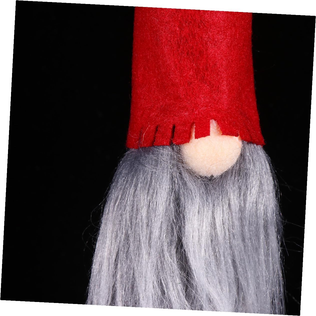 6pcs Red Christmas Hat Wine Bottle Cover Set for Bar Hotel Decor