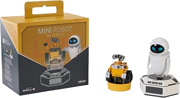 Robosen MINI Robot WALL-E Collector's Set, Smart Interactive Toy with Digital Drive Base, 4-Axis Controls, Programmable Educational Robot