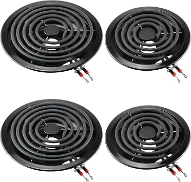 Electric Stove Burner Drip Pans and Electric Stove Burner by MIFLUS