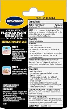 دكتور. Scholl & # x27؛ s Clear Away Wart Remover Plantar 24 Ea