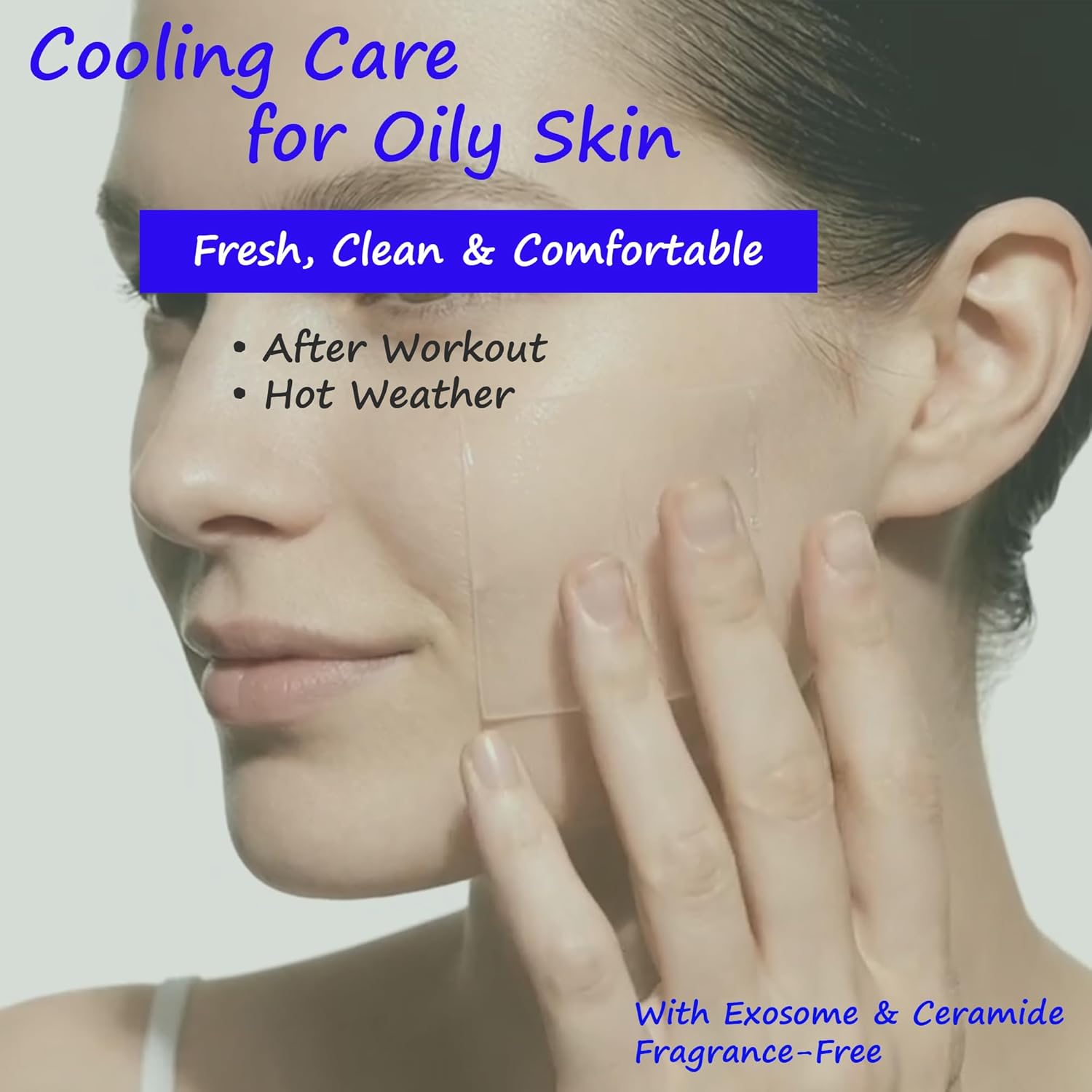 INFODPLUS HydroVita Cooling Gel Toner Pads, 70 Count – Korean Hydrating & Calming Facial Pads for Men & Women with Exosome & Ceramide, Oil Control, Gentle Pore Care, Fragrance-Free for Sensitive Skin - Image 6