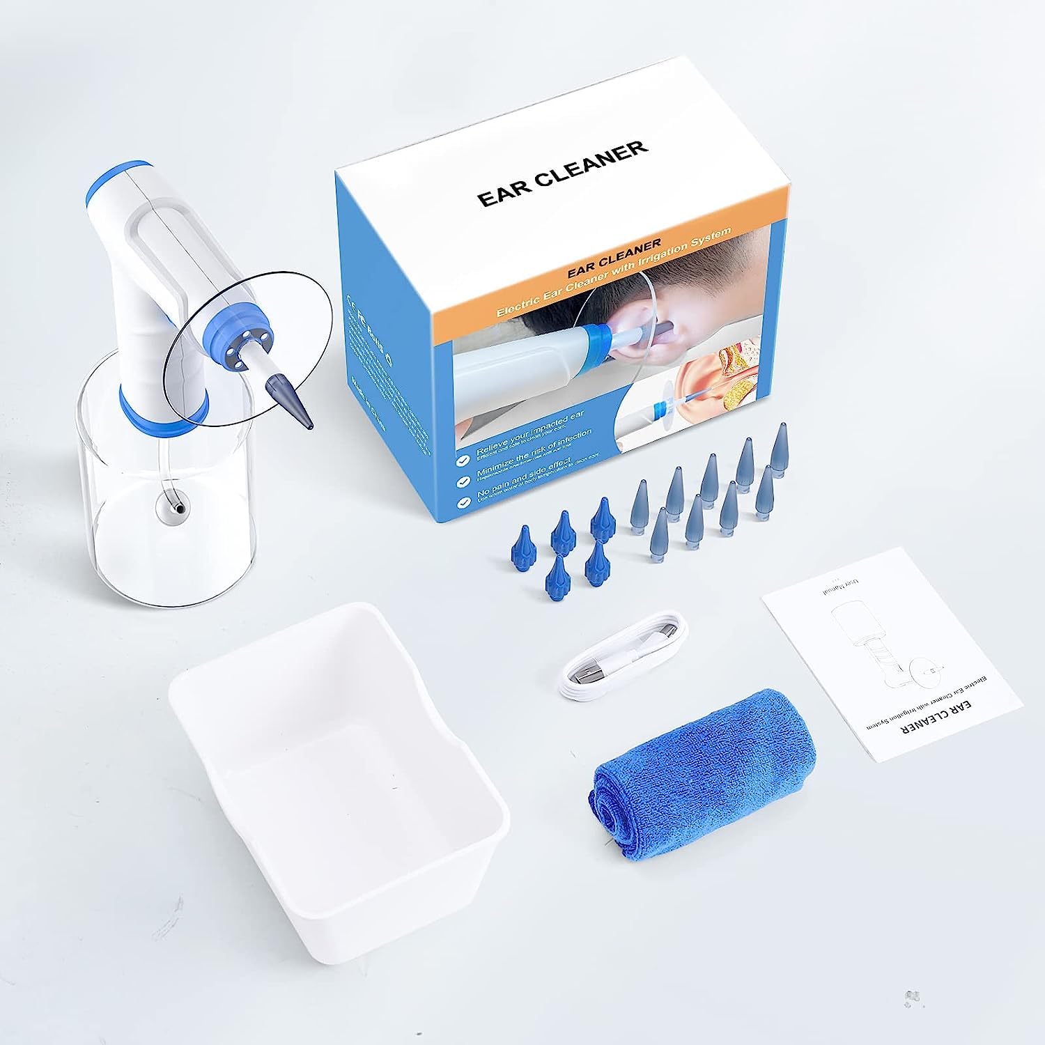 Amazon.co.jp: Ear Wax Removal - Electric Ear Cleaner with