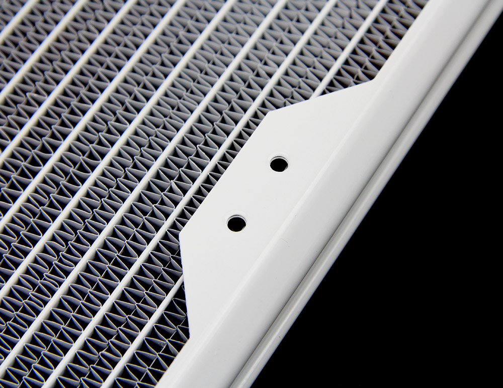 Black Ice Nemesis 480GTS Ultra Stealth U-Flow Low Profile Radiator - White