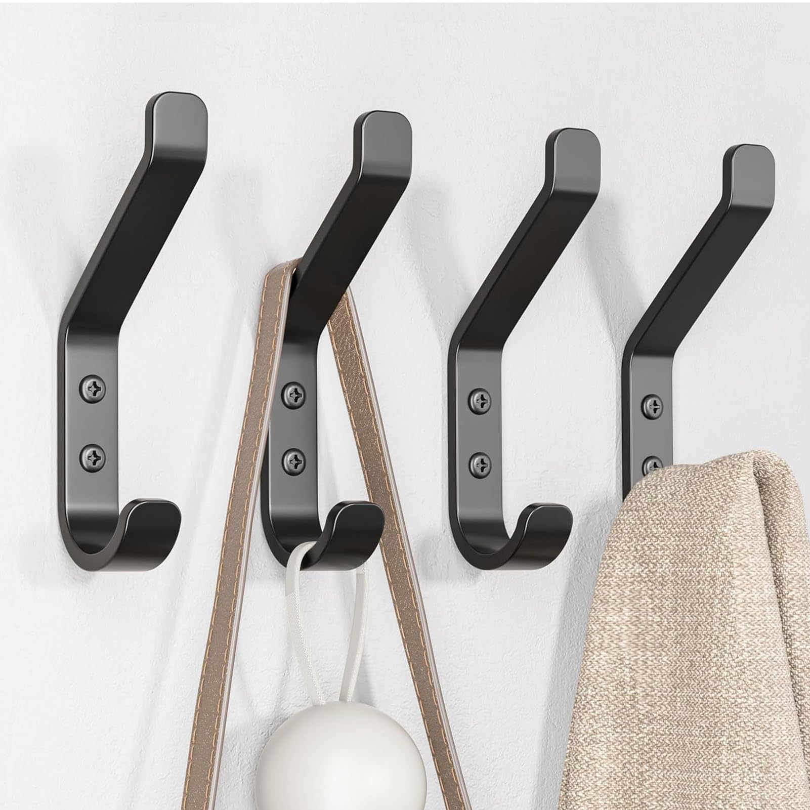 Ganchos De Pared Para Abrigos Perchero Adhesivo Sin Taladro | Perchero De Pared Con Ganchos Hogar Dormitorio Cocina Baño Recibidor Ropa Bolso Mochila Sombrero Llave Toalla Albornoz