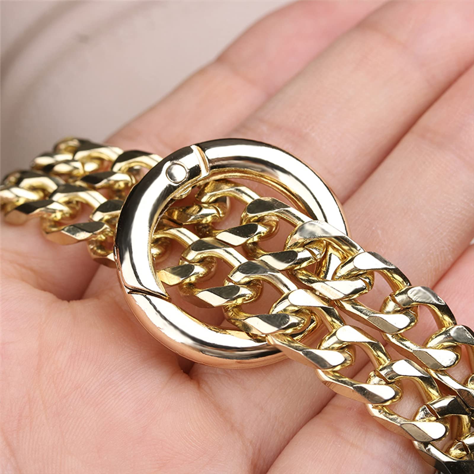 5er-Set Runde Karabinerhaken Mit Federverschluss - Praktische Clips Für Schlüsselbund & Outdoor