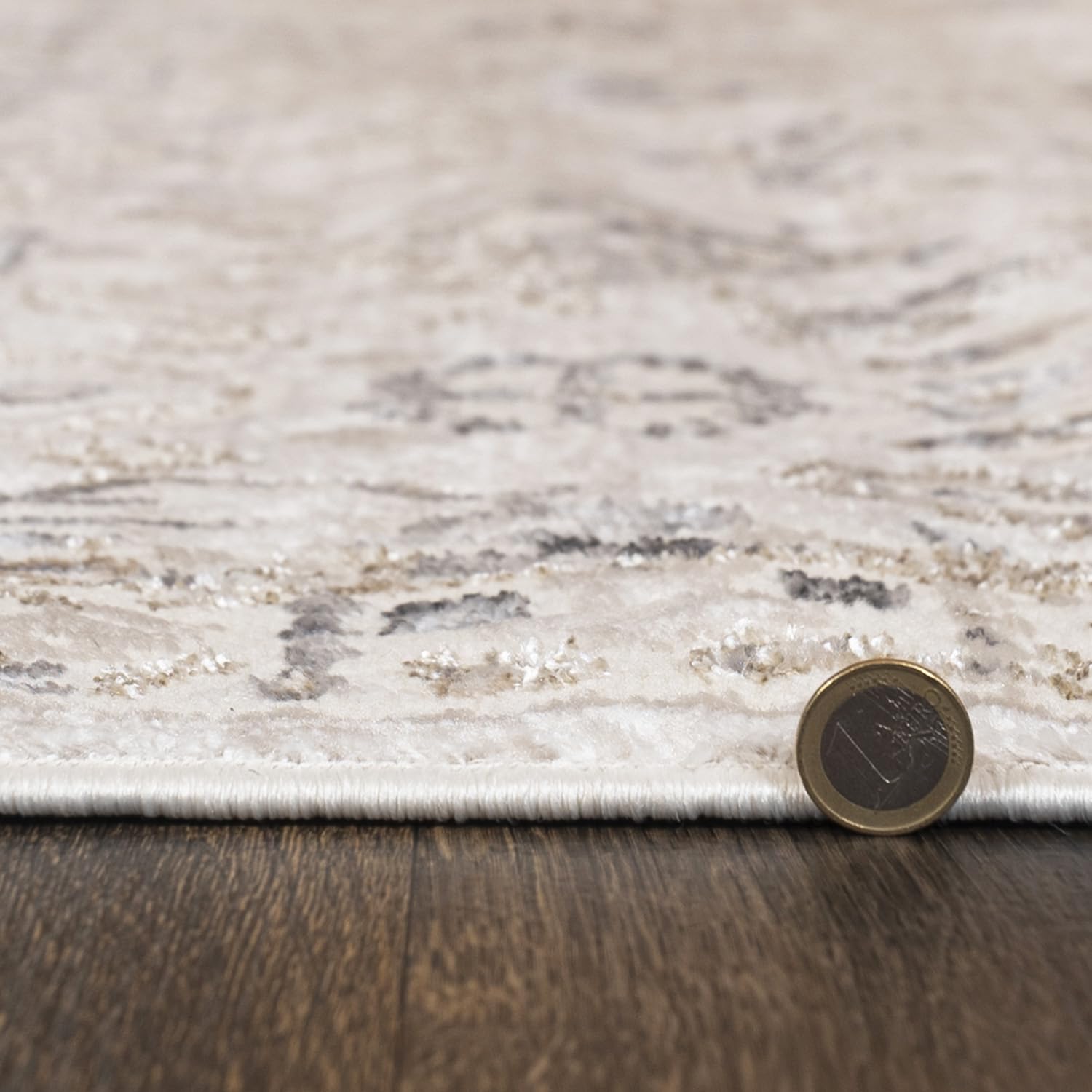 Mazovia Alfombra Salón 80x150cm Crema Clásico Oriental Suave Antialérgico