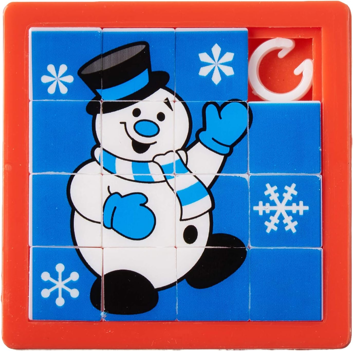 24 Bulk Christmas Slide Puzzle Party Favors and Stocking Stuffers