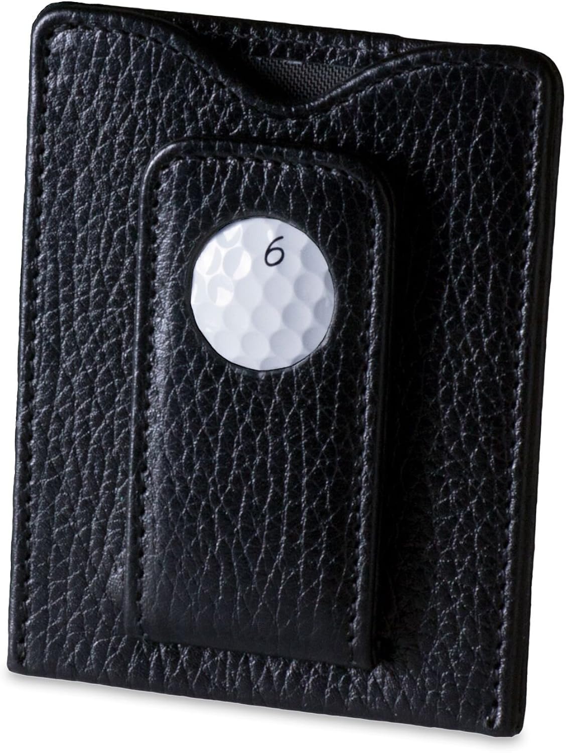 Tokens and Icons TPC Sawgrass - Monedero magnético de piel con clip para dinero (80SG-P)