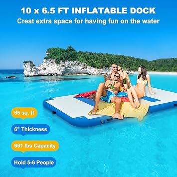 VEVOR Inflatable Floating Dock