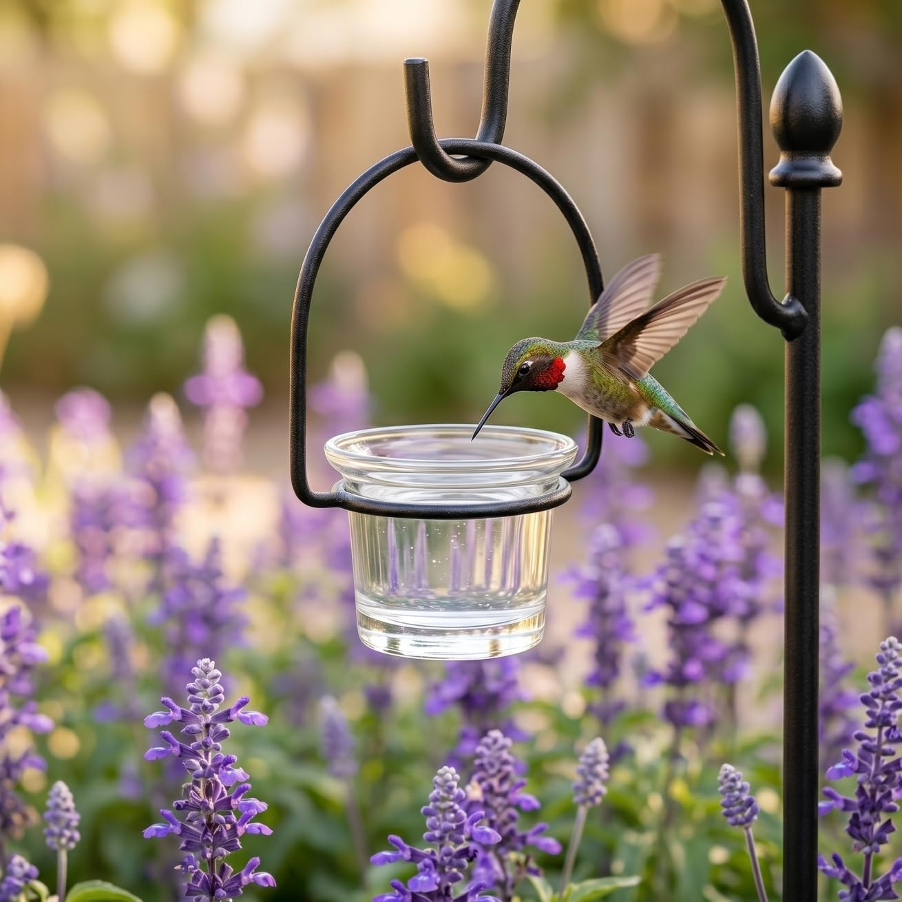 2Pcs Glass Replacement Feeder Cups for Hummingbird Wild Bird Feeders Accessory, Hanging Small Bowl Accessory for Outdoor Garden Balcony & Patio Balcony Window Resistant Easy to Clean