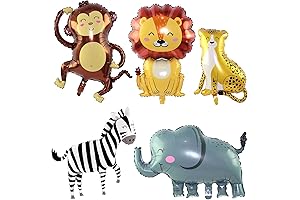 Jungle Safari Animal Balloons for Birthday Party