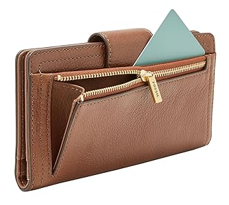 Logan RFID Wallet New Fossil Madison Tab Clutch Wallet Snake Print