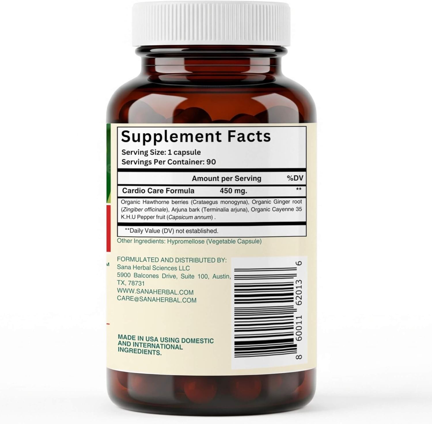 Artery Plaque Removal Formula | 4-Element All-Natural Supplement to Support Blood Pressure, Healthy Cholesterol, and Heart Rhythm | 90 Easy-to-Swallow Capsules | by Sana Herbal - Image 7