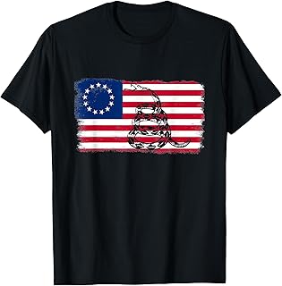 Don't Tread Patriot On Me Gadsden Snake Flag Gift T-Shirt