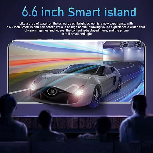 Miniatura 3 de Yoidesu Reno9 Pro Teléfonos desbloqueados, 6.6 pulgadas HD pantalla grande Smartphone para Android, 6GB RAM 128GB ROM expansión, 8MP 24MP cámara
