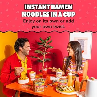 Maruchan Instant Lunch Ramen Noodles, Beef Flavor Japanese-Style Instant Noodle Soup, Easy Meal Ready in 3 Minutes 2.25 Oz. (12 Pack)