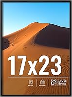 Vista 103 de LaVie Home Marco de fotos de 2 x 3, marco de fotos negro de 2 x 3 con plexiglás HD, marco de visualización de 2 x 3, 1 paquete, colección clásica