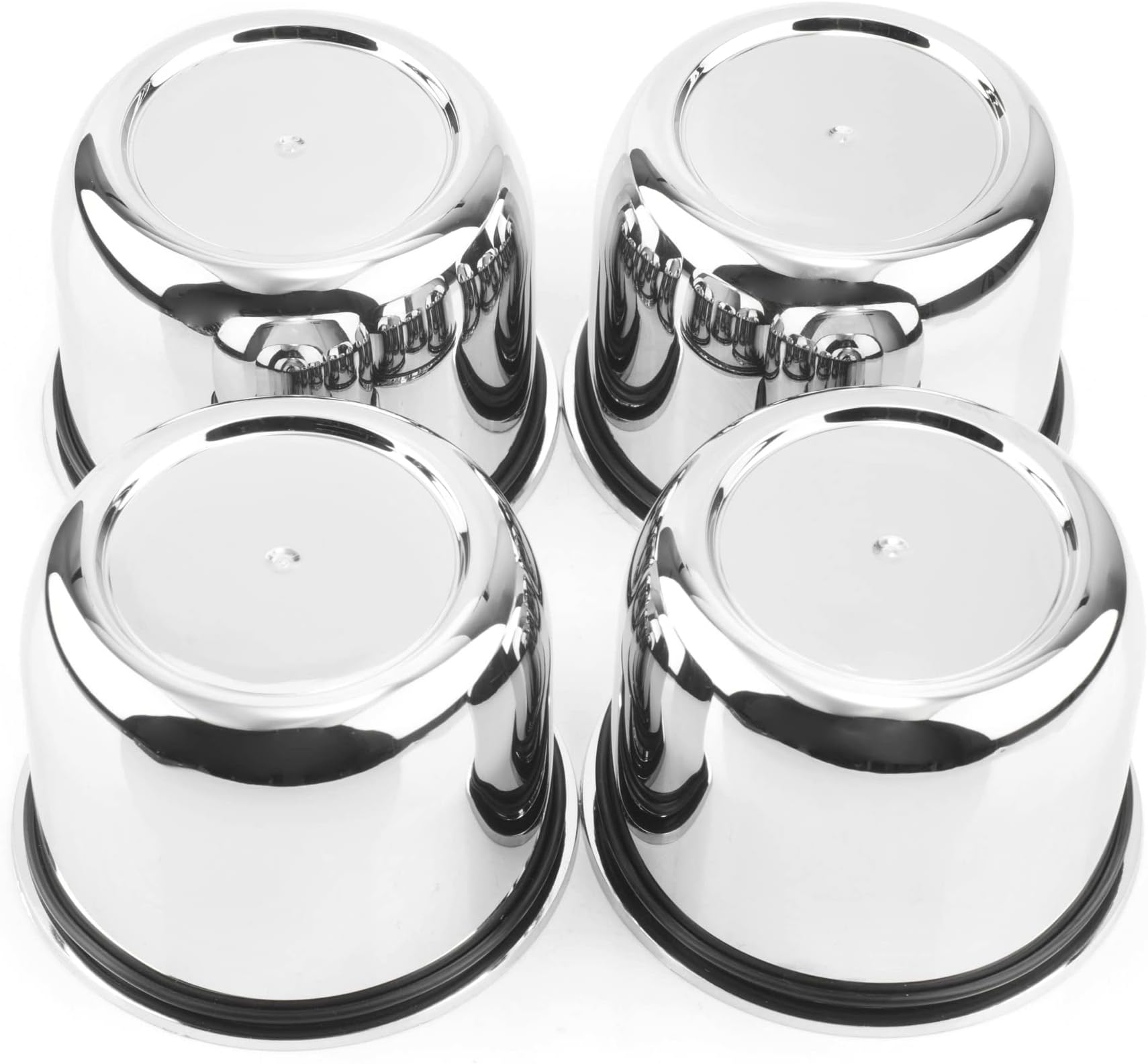 4 Pack 3inch Wheel Center Caps Plastic Push Thru for Weld Racing Hub 5 Lug Wheel