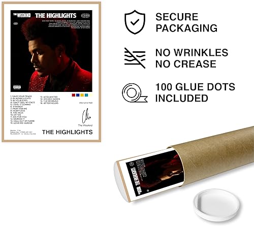 Miniatura 3 de CodersParadise Papel  Pósteres de pared incluidos con puntos de pegamento para decoración de pared, arte de pared A4 8 x 12 pulgadas (tamaño A4)