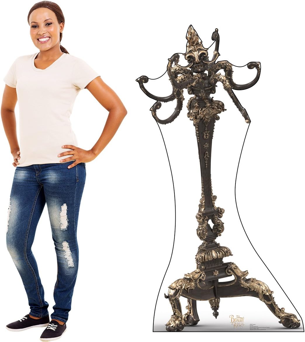 Cardboard People Lumiere Life Size Cardboard Cutout Standup - Disney's Beauty and The Beast (2017 Film)