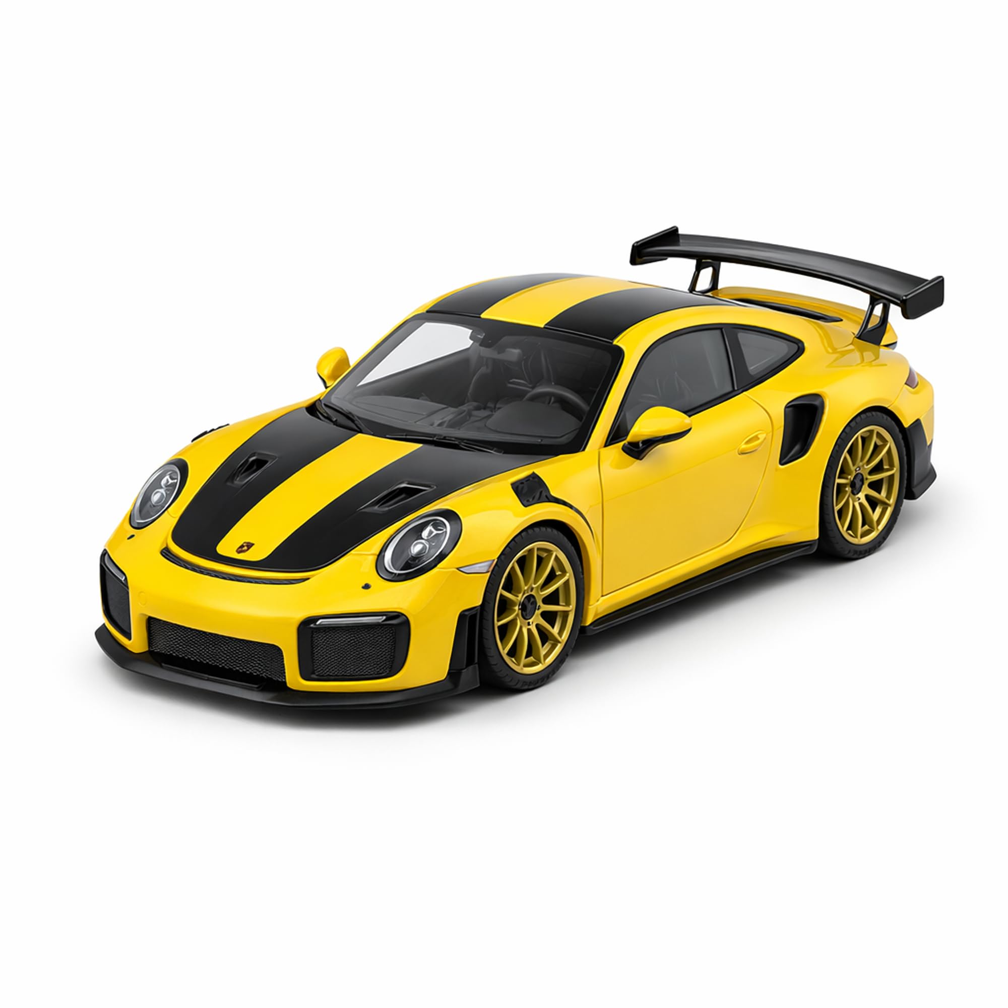 Wizplex CCA Officially Licensed Porsche 911 GT2 RS 1:64 Scale Die Cast Metal Car — Collectible Alloy Sports Coupe Model with Free-Rolling Wheels, Display Showpiece for Kids 3+ & Car Enthusiasts-image-11