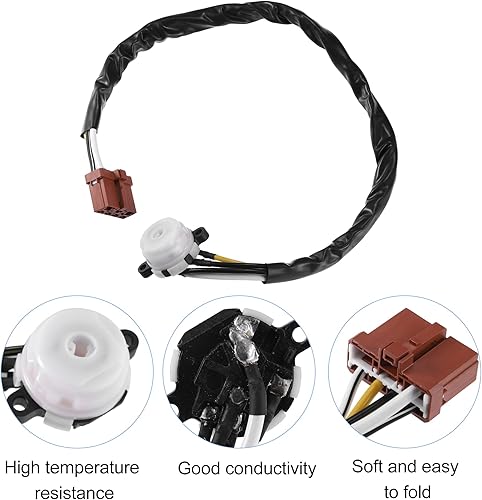 Miniatura 6 de X AUTOHAUX 1 unids 35130-S84-305 Interruptor de encendido eléctrico Interruptor de llave de encendido para Honda Accord 1998-2002