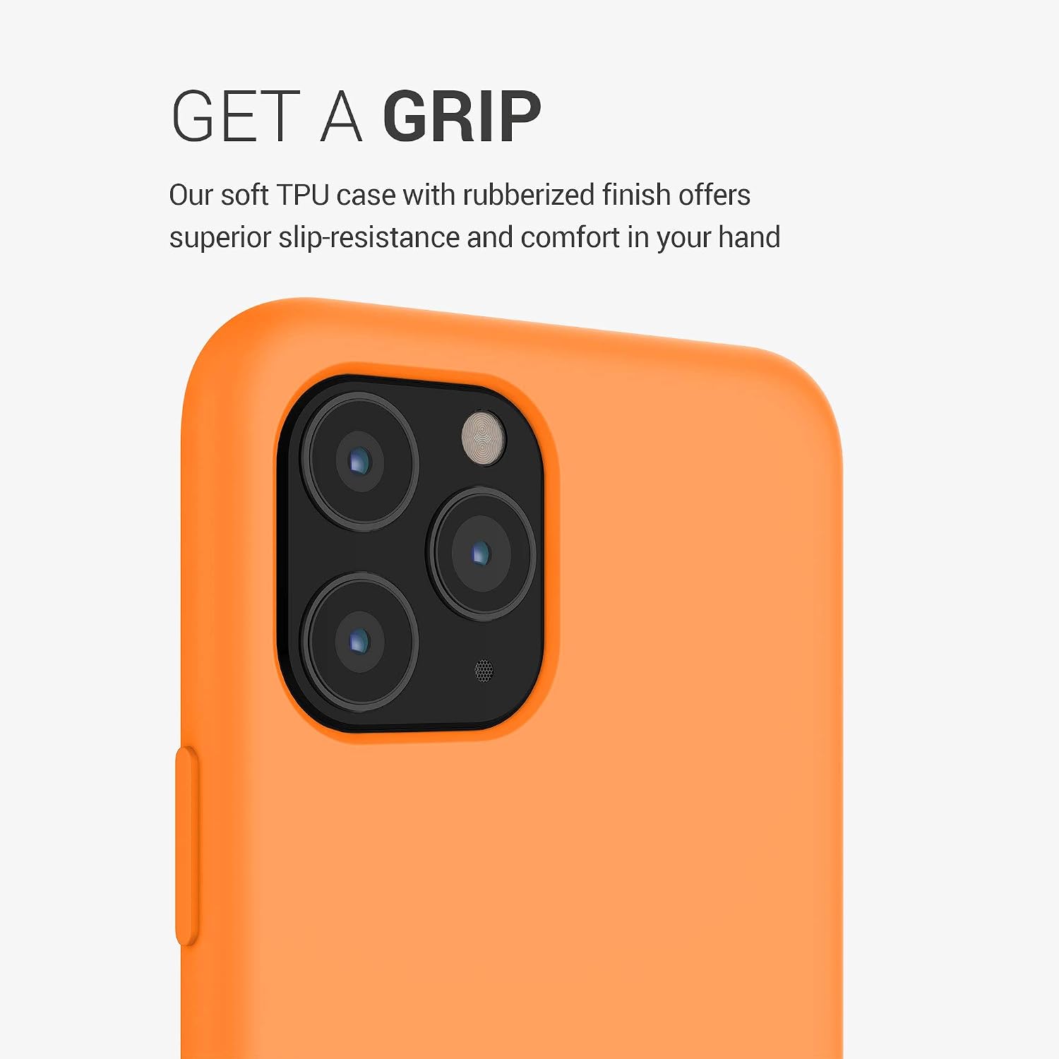 kwmobile Case Compatible with Apple iPhone 11 Pro Case - TPU Silicone Phone Cover with Soft Finish - Fruity Orange