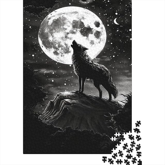 Lobo Puzzle Adulto 1000 Piezas Rompecabezas Entretenimento Juegos Desafiantes EduGatosivos Rompecabezas…