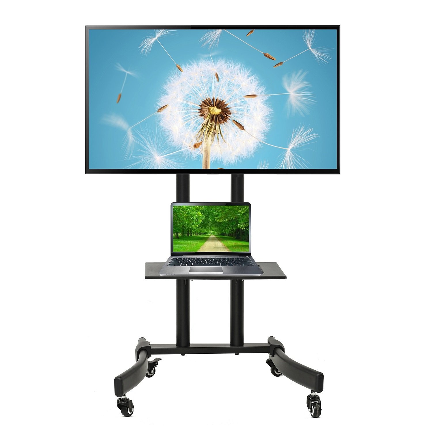 Charge Max 120kg Chariot Support TV Mobile Maclean MC-114 – Pour écrans 55-100 Pouces, 120 Kg Max, VESA 900x600 Chariot Conférence VESA 900x600