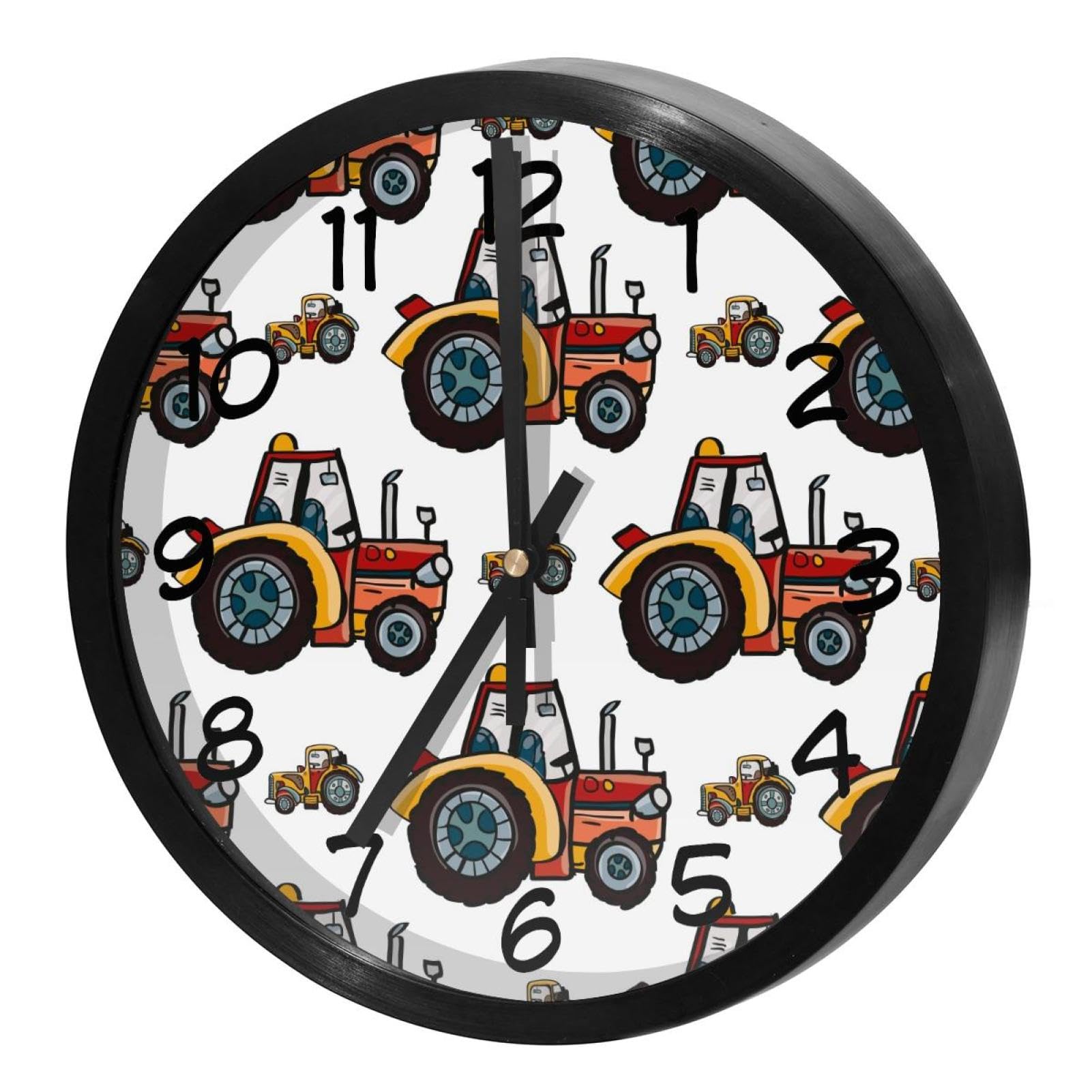 Horloge murale sans tic-tac pour l'apprentissage de l'heure