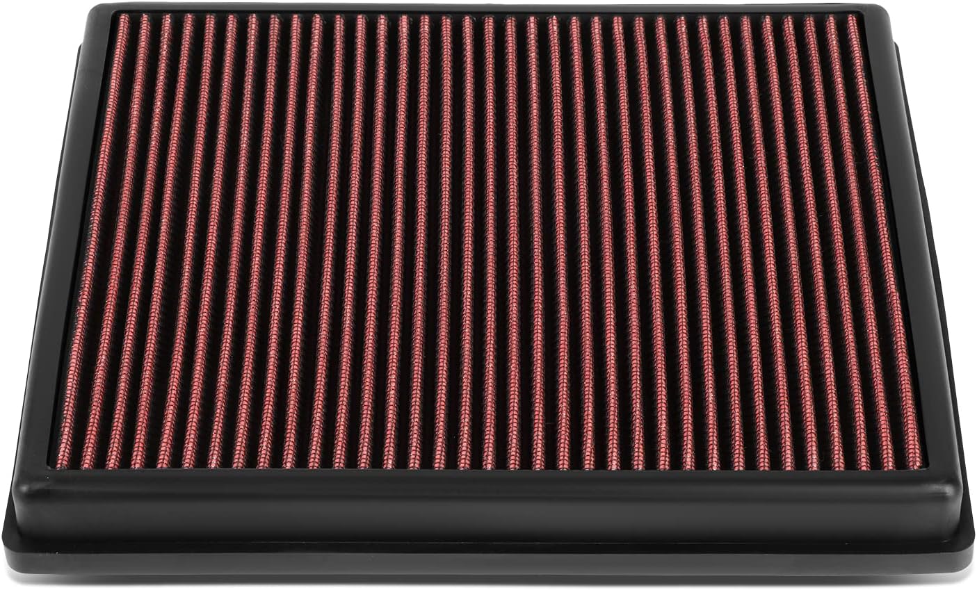 DNA Motoring AFPN-246-RD Clean Air Washable Drop In Panel Air Filter Enhance Engine Performance Power & Acceleration Improve [Compatible with 2013-2015 BMW 335i 435i Activehybrid 3/2014-2016 M235i]
