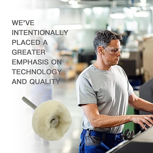 Miniatura 7 de Stream&Dew Rueda de pulido de cachemira o lana para kit de pulido Dremel, rueda de pulido o rueda de pulido de plata, kit de pulido de relojes, kit