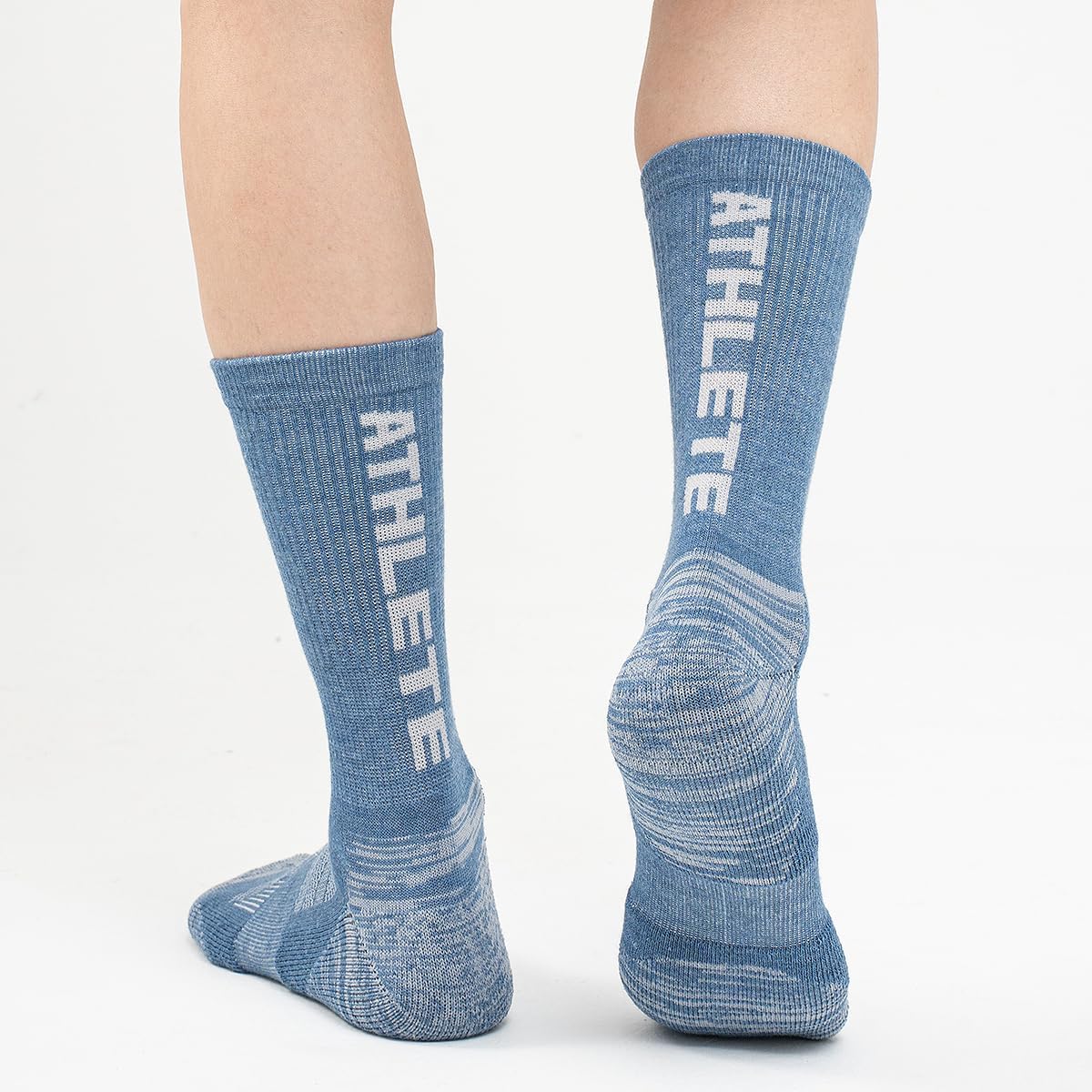 JOYNÉE 6 Pairs Mens Crew Cushion Socks Work Athletic Running Socks Casual Breathable Socks for Men,Sock Size:10-13 - Image 6