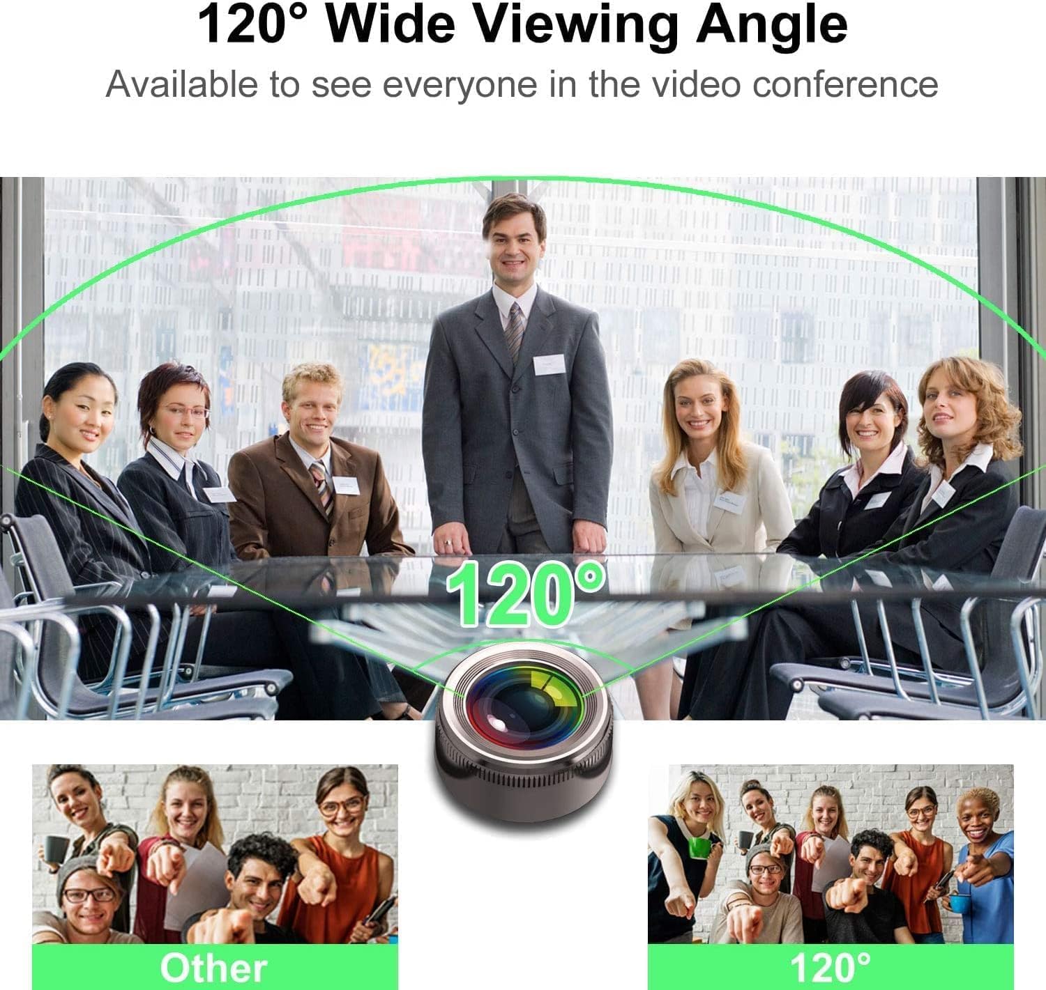 Spedal Webcam Autofocus with Microphone and Privacy Cover 1080p, Dual Stereo Microphones, Gaming Recording Video Web Camera for Calling, Conferencing, Live Streaming