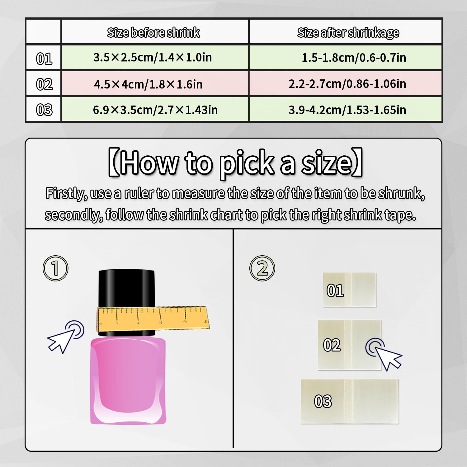 500 Sacchetti Termorestringenti POF | 3 Misure 13x25/16x30/21x36cm | Trasparenti Per Fai-Da-Te - Foto 8