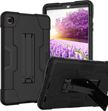 Case for Samsung Galaxy Tab A7 Lite 8.7 Inch 2021, Heavy Duty Hard PC Soft Silicone Shockproof Protective Kickstand Cover Compatibile with Galaxy Tab A7 Lite 8.7" SM-T220 SM-T225 SM-T227U