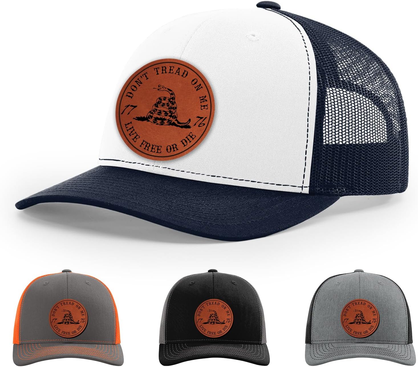 Don't Tread On Me Decal Live Free Or Die Decal 1776 Gadsden Snake Flag Hat