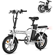 RIDWIND Folding Electric Bike for Adults, 16" Electric Bicycle | Peak 630W Motor, Up to 25 MPH, 35-Mile Range, 36V 8Ah Removable Battery, UL2849 Certified