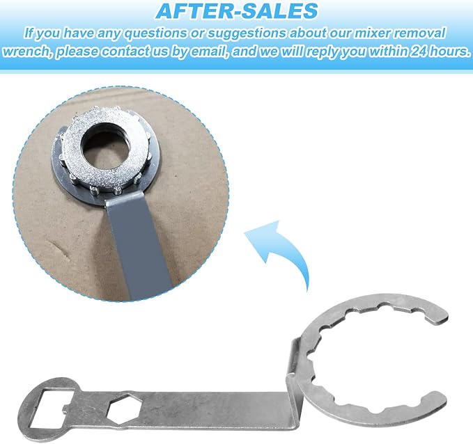 Llave para remover seguro Waring 002963 para licuadora CB 1 galón miniatura 5