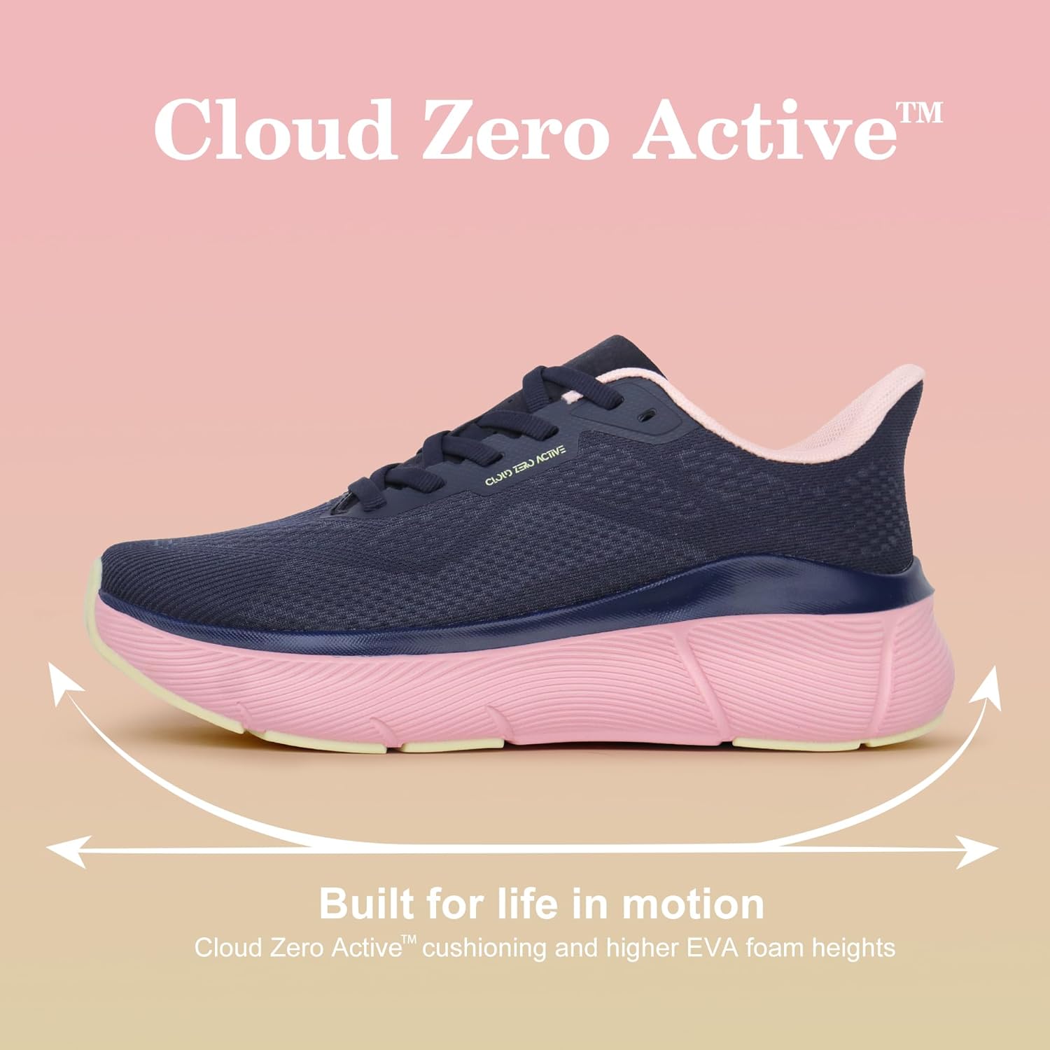 Hawkwell Women's Cloud Zero Active ASTM F3445 Slip Resistant Nursing Shoes for Doctors Comfortable Breathable Medical Work Sneakers