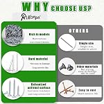320Pcs Premium Hardware Nails & High Hardness Wood ScrewsAssortment Kit, 11 Sizes (1/2"-2"),Phillips Drive Flat Head, Wood Screws, Galvanized, Picture Hanging, Wood, Common Nails with Storage Box