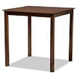 Baxton Studio Pub Tables, Walnut
