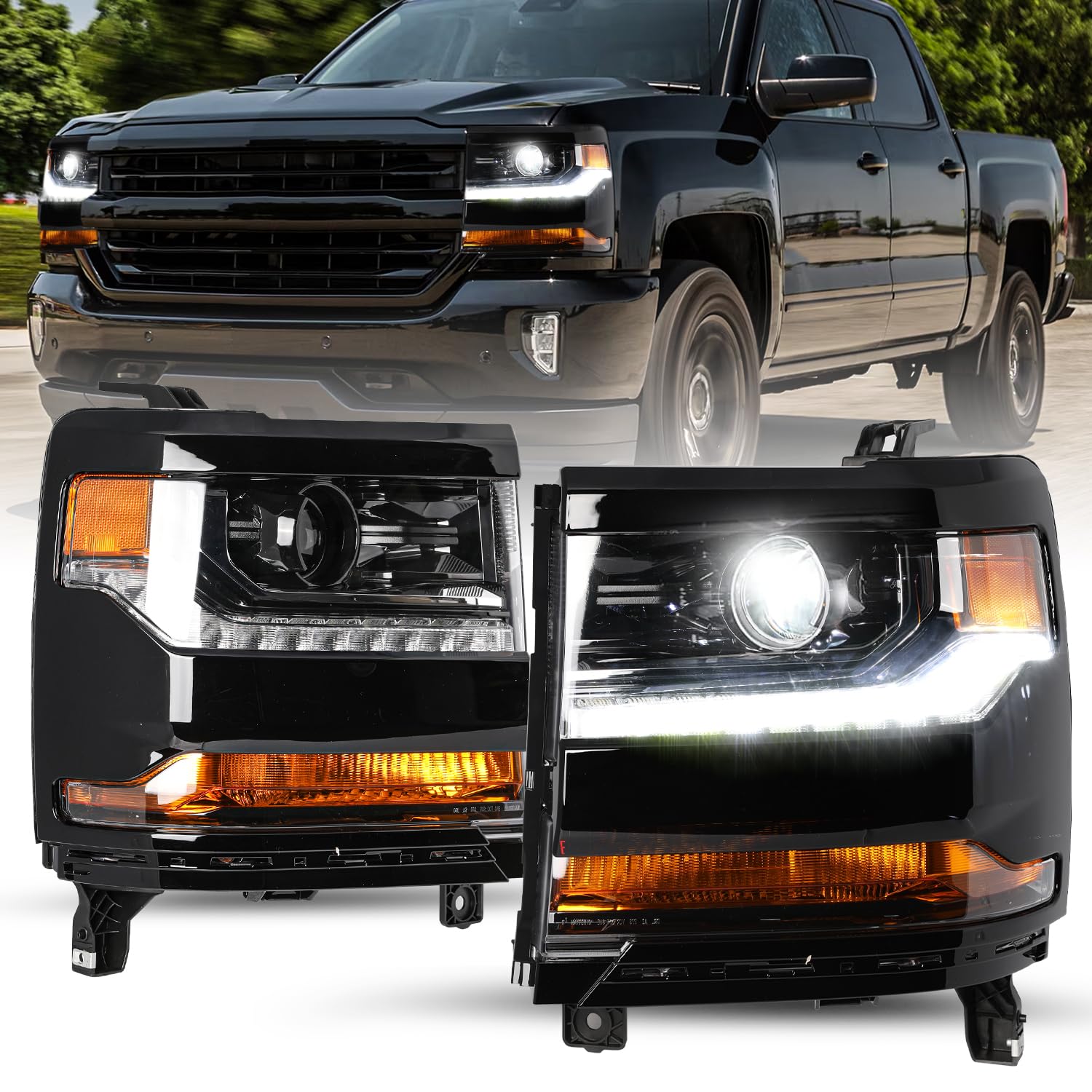 TUSDAR Projector Headlight Assembly
